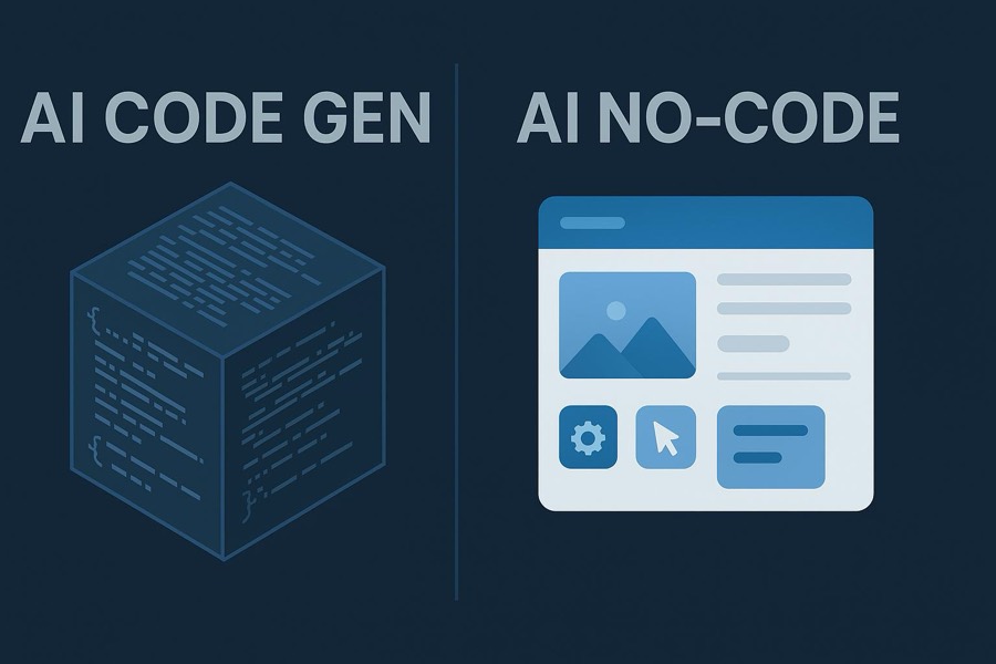 Using AI to Generate Code Is NOT the Same as No-Code – Here’s Why That Matters