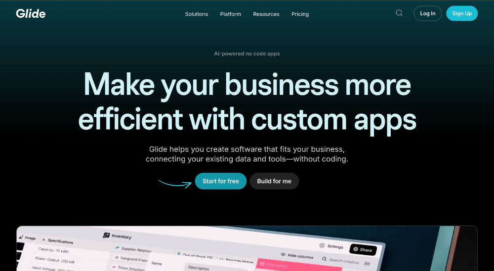 Glide Homepage