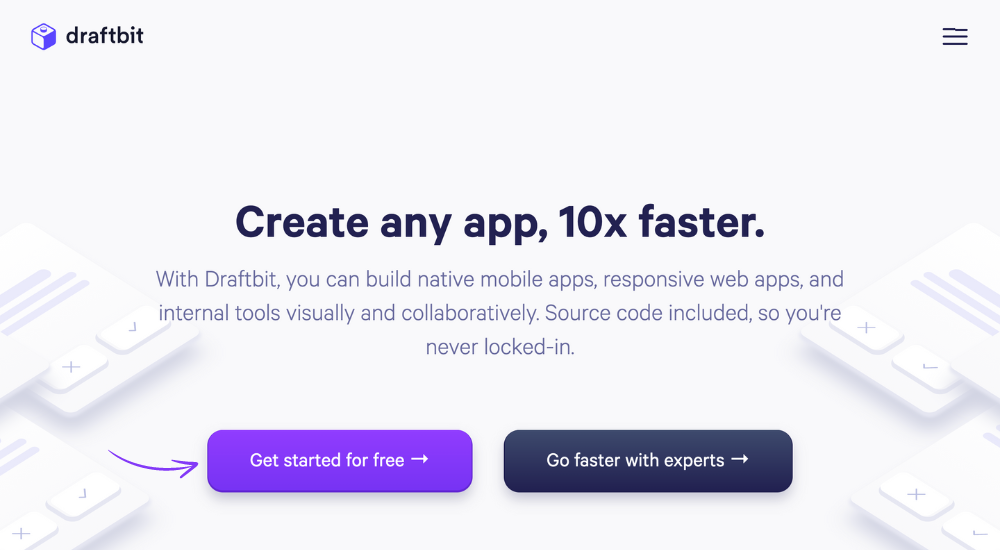 Draftbit Homepage
