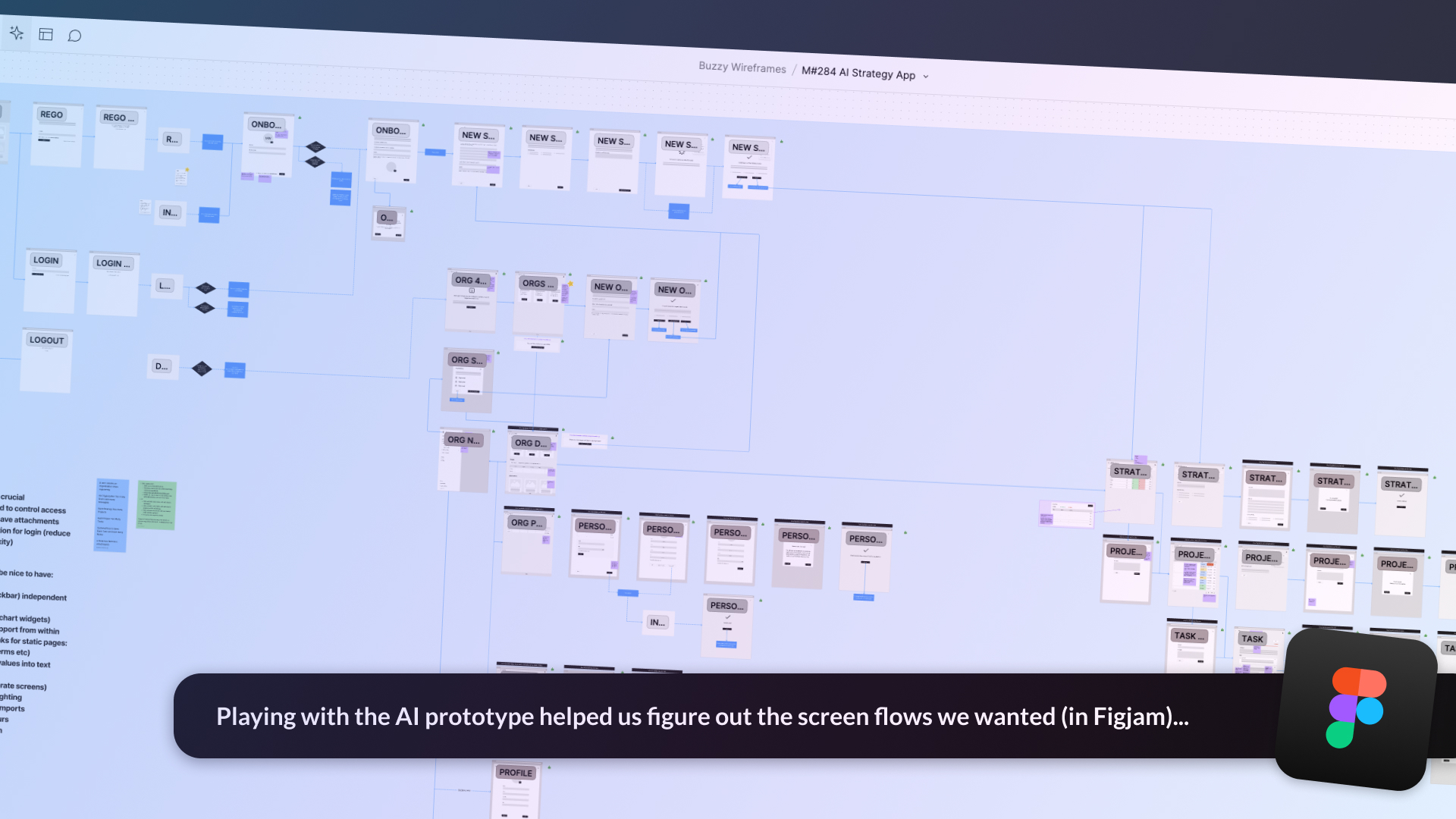 We mapped out a refined screen flow in Figjam