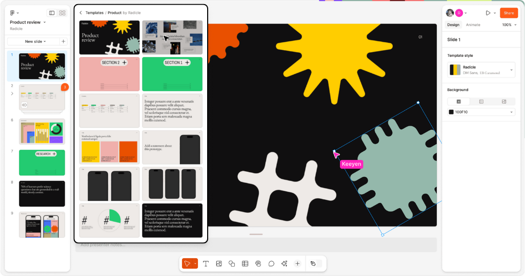 Working with Frames and Components